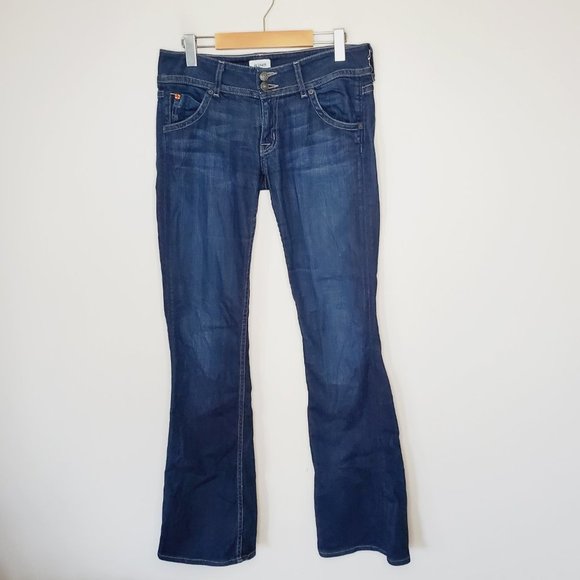 Hudson Jeans Classic Bootcut Flap Pocket Low Rise Blue 27 - Picture 3 of 12